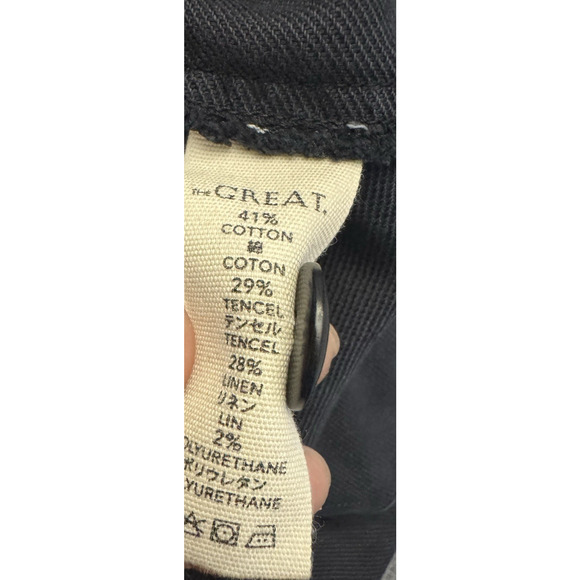 The Great. The Swingy Charcoal Bomber Jacket Hig-Low Silhouett Charcoal 2/M - Picture 11 of 12
